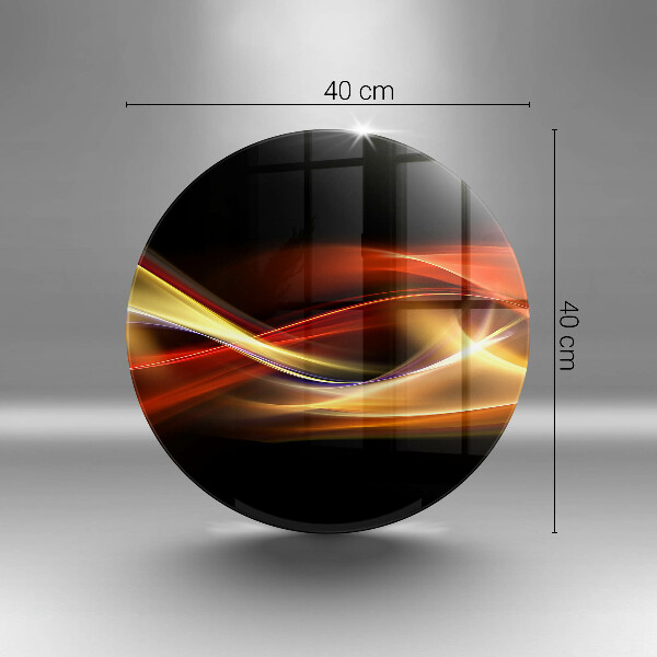 Protection plaque induction Fumée et lumière abstraites