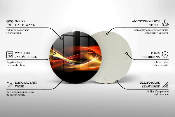 Protection plaque induction Fumée et lumière abstraites