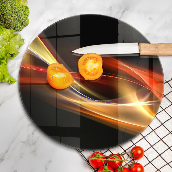 Protection plaque induction Fumée et lumière abstraites