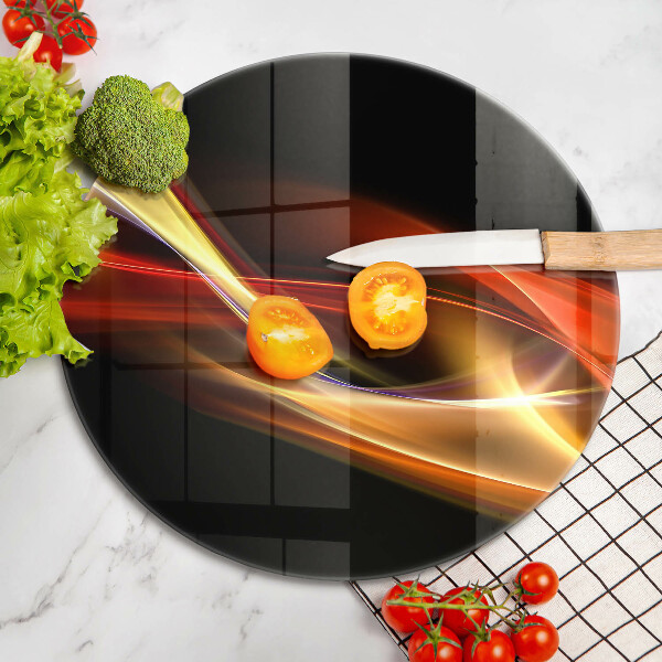 Protection plaque induction Fumée et lumière abstraites