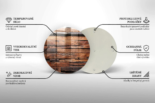 Protection plaque induction Planches de bois décoratives