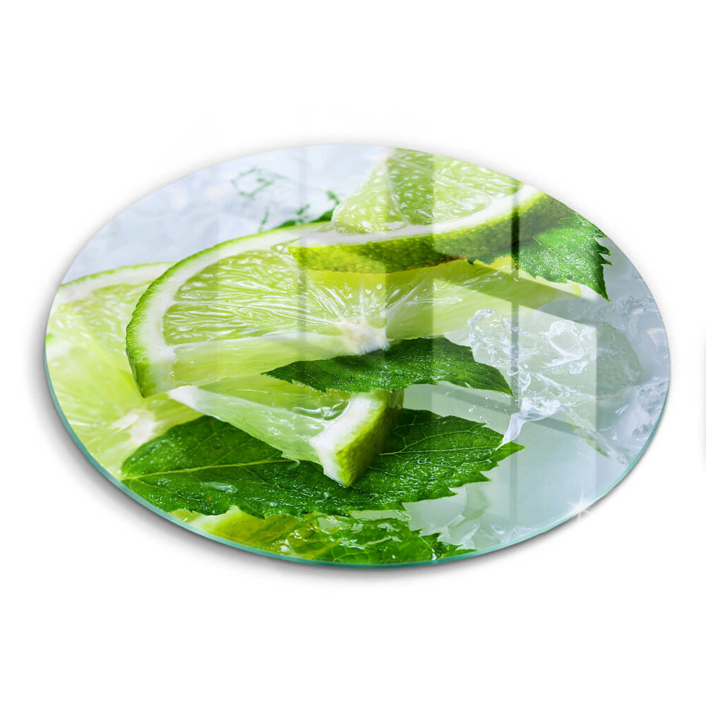 Protection plaque induction Citron vert menthe et glace