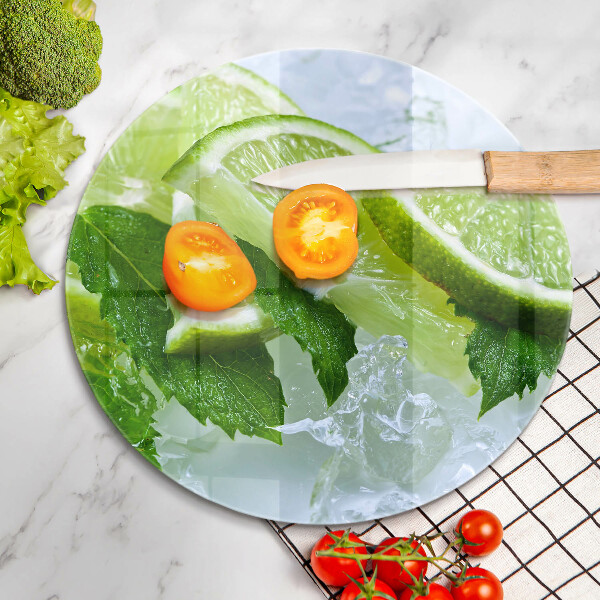 Protection plaque induction Citron vert menthe et glace