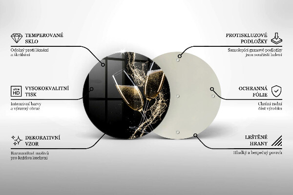 Protection plaque induction Verres de champagne