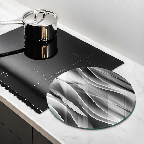 Protection plaque induction Lignes douces d'abstraction