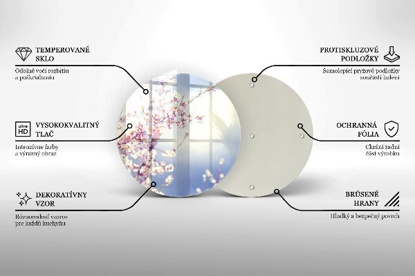 Protection plaque induction Arbre en fleurs