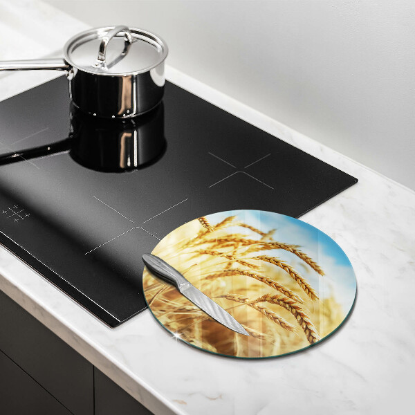 Protection plaque induction Épis de céréales dans le champ