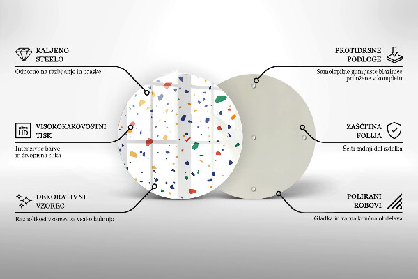 Protection plaque induction Grès coloré