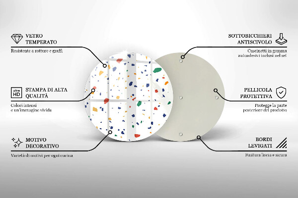 Protection plaque induction Grès coloré