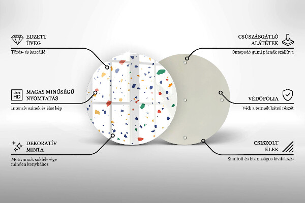 Protection plaque induction Grès coloré