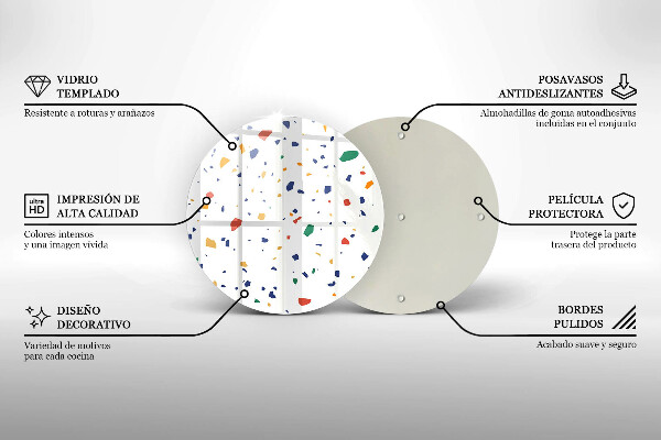 Protection plaque induction Grès coloré