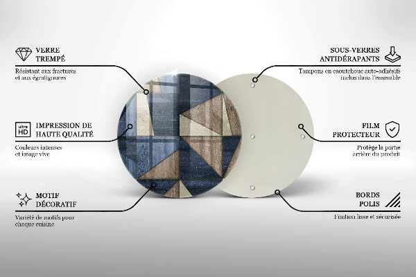 Protection plaque induction Abstraction géométrique