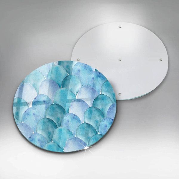 Protection plaque induction Écailles d'aquarelle