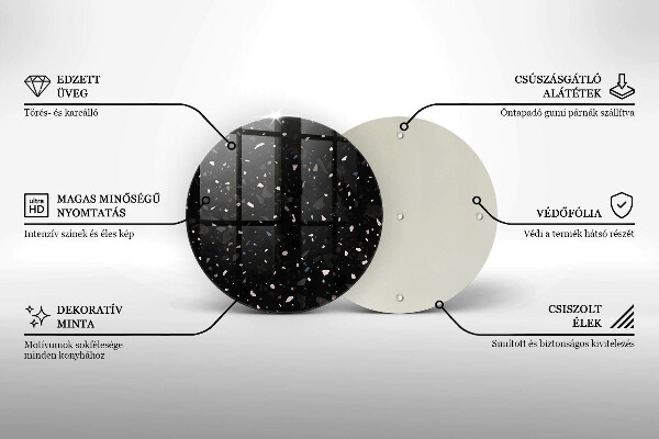 Protection plaque induction Grès foncé