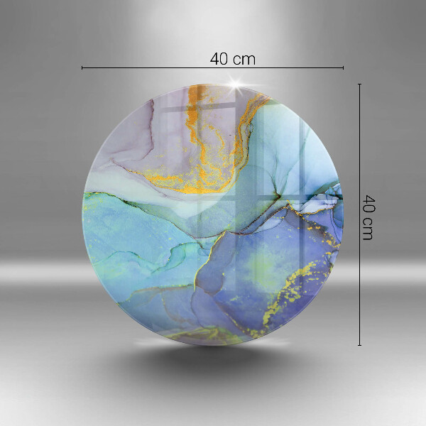 Protection plaque induction Pierre dorée craquelée