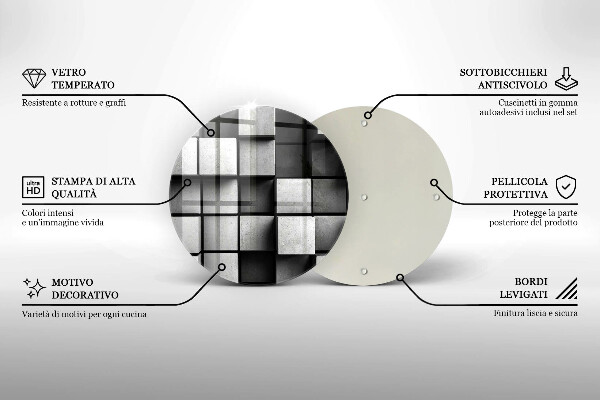 Protection plaque induction Fond de géométrie 3D