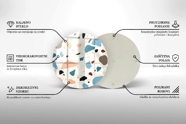 Protection plaque induction Grès décoratif