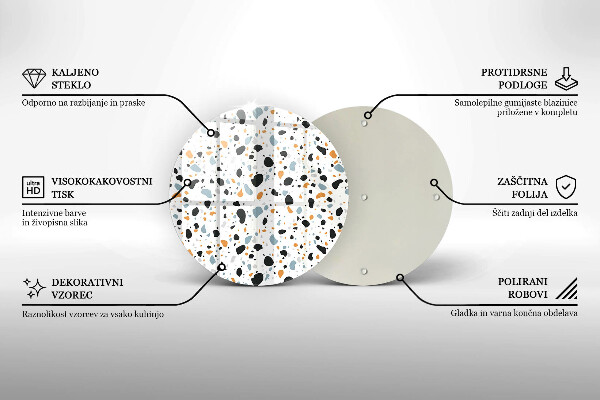 Protection plaque induction Grès décoratif