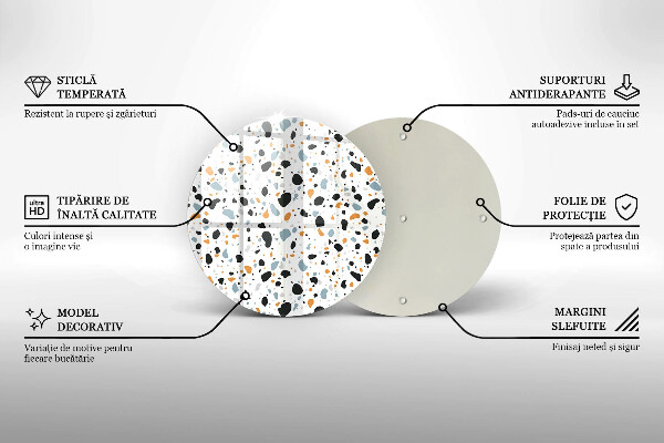 Protection plaque induction Grès décoratif