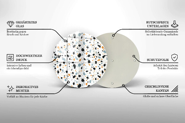 Protection plaque induction Grès décoratif