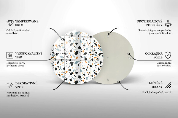 Protection plaque induction Grès décoratif