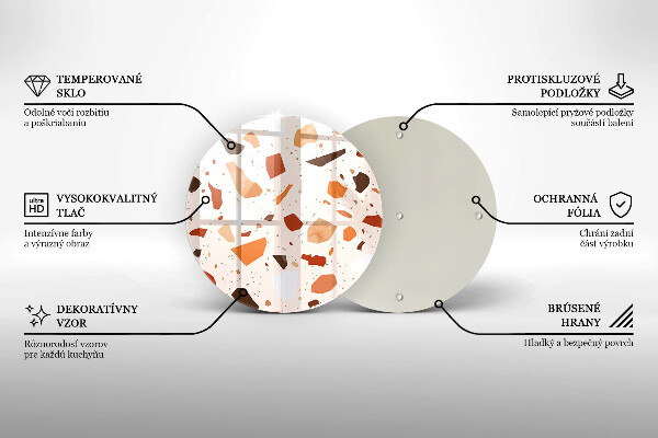 Protection plaque induction Grès décoratif