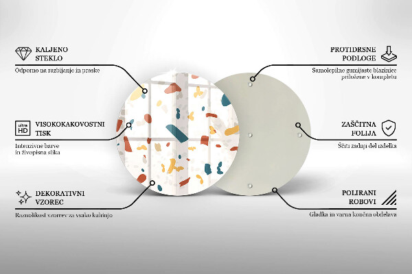 Protection plaque induction Grès décoratif