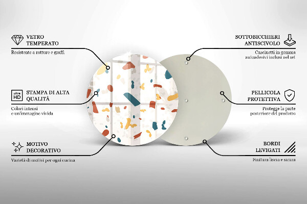 Protection plaque induction Grès décoratif