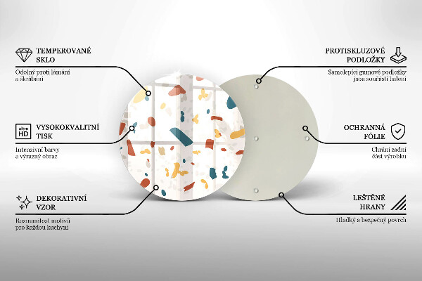 Protection plaque induction Grès décoratif