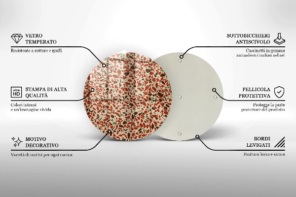 Protection plaque induction Grès fin