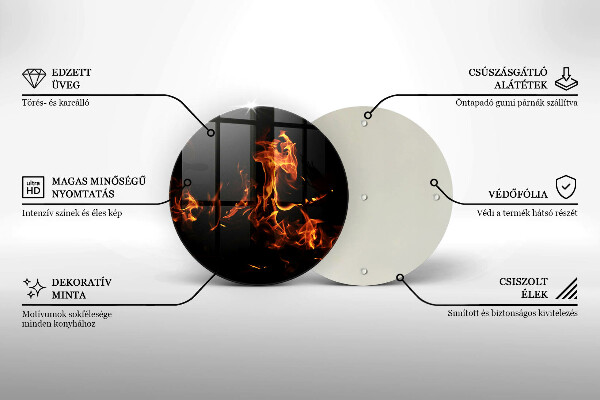 Protection plaque induction Allume une flamme vivante