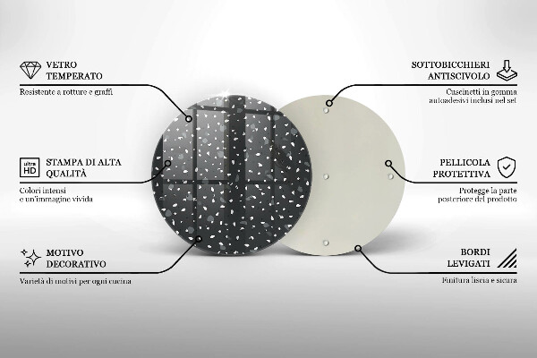 Protection plaque induction Pierre décorative