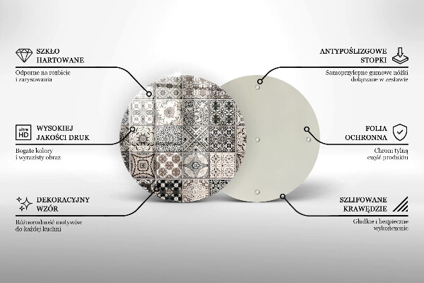 Protection plaque induction Carreaux décoratifs