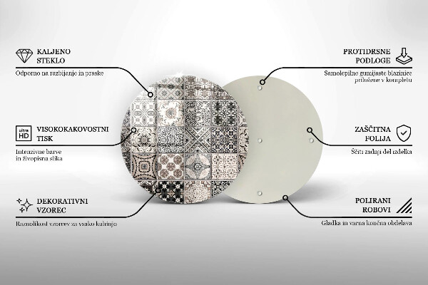 Protection plaque induction Carreaux décoratifs