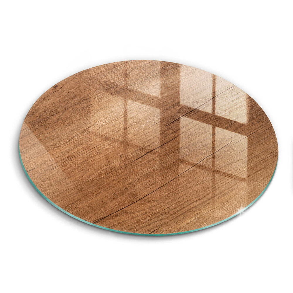 Protection plaque induction Texture du bois