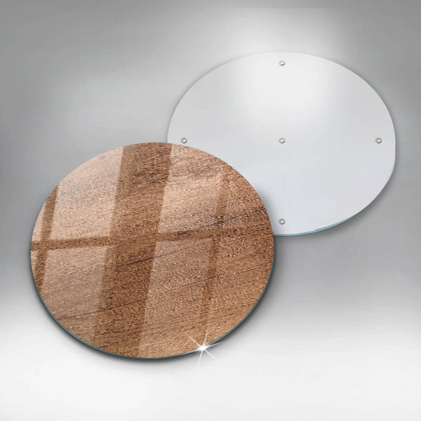 Protection plaque induction Texture du bois