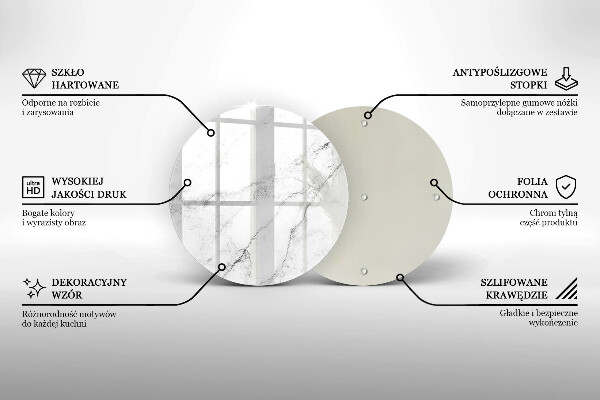 Protection plaque induction Texture de marbre élégante