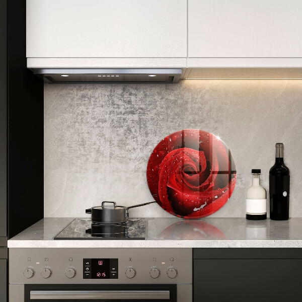 Protection plaque induction Pétales de fleurs de roses