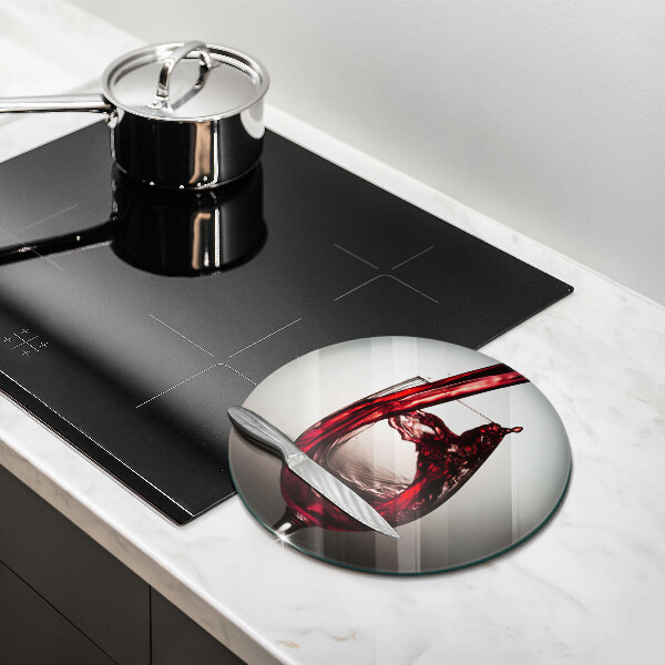 Protection plaque induction Verre et vin rouge