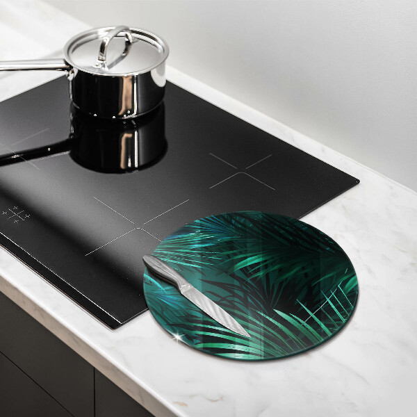 Protection plaque induction Feuilles de la jungle sauvage