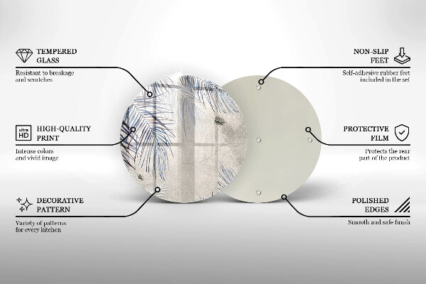 Protection plaque induction Feuilles subtiles