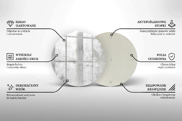 Protection plaque induction Texture béton