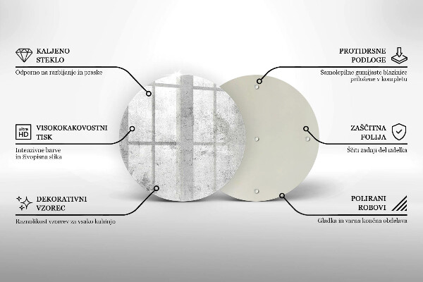 Protection plaque induction Texture béton
