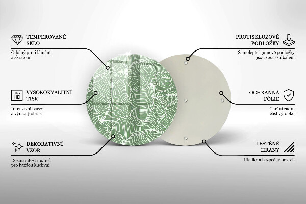 Protection plaque induction Feuilles linéaires