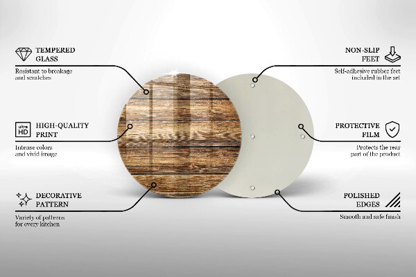 Protection plaque induction Planches texturées en bois