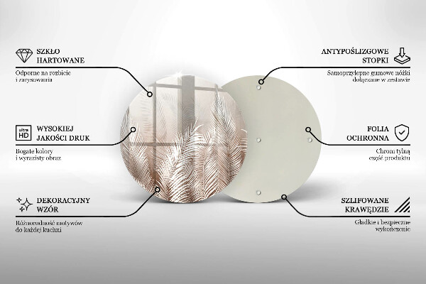 Protection plaque induction Feuilles de végétation bohème