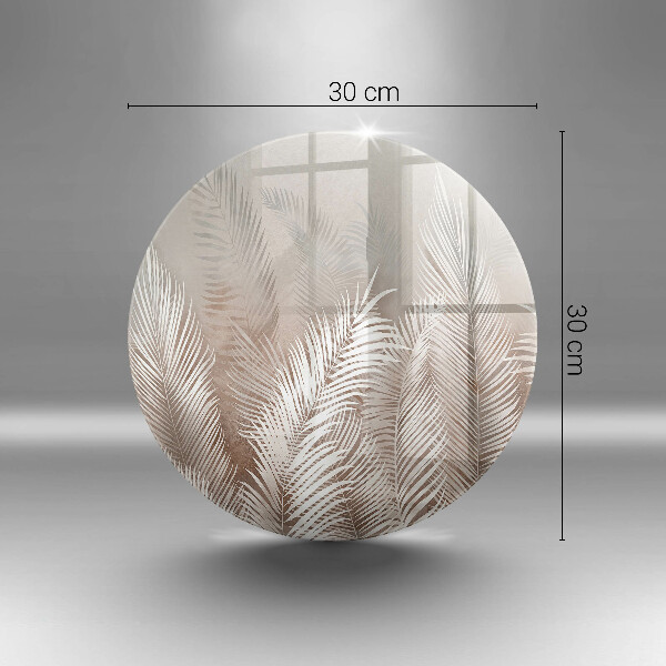 Protection plaque induction Feuilles de végétation bohème