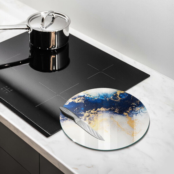 Protection plaque induction Abstraction avec du bleu