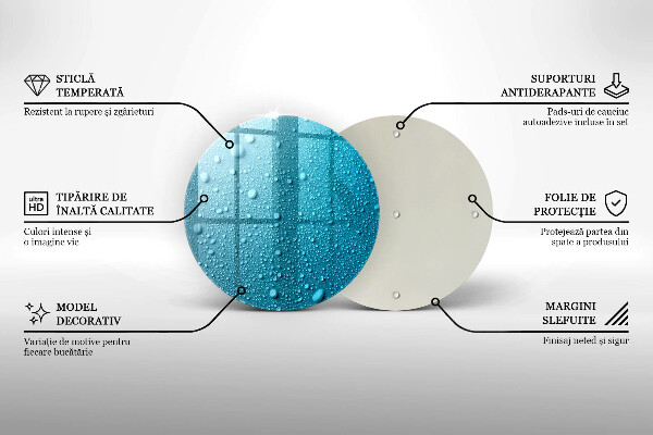 Protection plaque induction Gouttes d'eau