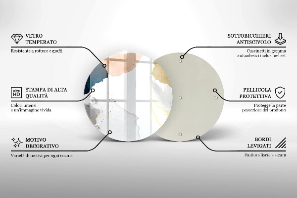 Protection plaque induction Taches abstraites